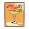 Stupell Industries Stay Salty Margarita Framed Floater Canvas Wall Art Design by Elizabeth Medley